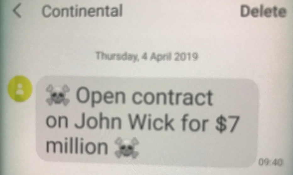 John Wick contract